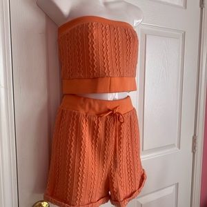 2 piece orange set